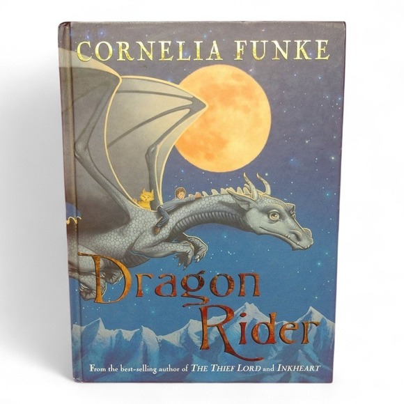 Dragon Rider 2004 Hardcover Cornelia Funke Scholastic kids fantasy - Picture 1 of 12